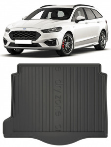 Ford Mondeo Mk V Hybrid din 2019 - Prezent Combi Cu Organizator, Tavita Pentru Portbagaj Lux Premium Dedicata, Cu Nise Pe Partea Stanga *1 accesorii pentru autoturismul tau - masina v179964