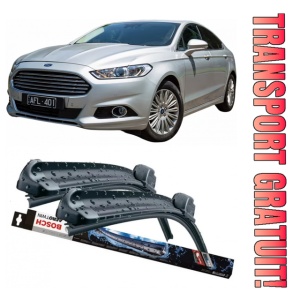 Ford Mondeo Set 2 stergatoare parbriz Bosch Bosch Aerotwin 65 cm/47.5 cm compatibile cu Ford Mondeo V Saloon (Cd) din 2012-2016 (65 cm / 47.5 cm)