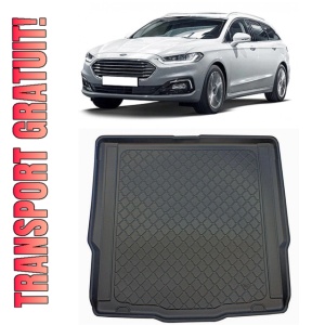 Ford Mondeo V Combi din 01.2015 - Prezent, Tavita Pentru Portbagaj Lux Premium Dedicata, Roata Rezerva Ingusta / Kit Reparatie *3