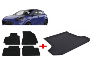 Ford Puma din 10.2019 - Prezent Suv Portbagaj Superior *1, Set Covorase + tavita portbagaj auto - Img 2