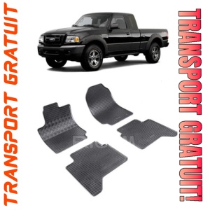 Ford Ranger, Pick-Up, fabricat din 2012 - 11.2015, set covorase auto dedicate, din cauciuc 100% Premium