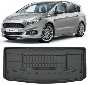 Ford S-Max II Van din 09.2015 - Prezent, Tavita Pentru Portbagaj Lux Premium Dedicata, 7 Locuri Rand 3 Ridicat *1 accesorii pentru autoturismul tau - masina v186842