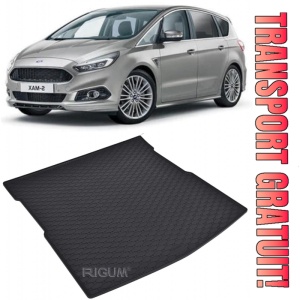 Ford S-Max Tavita pentru portbagaj din cauciuc, compatibila Ford S-Max II fabricatie 09.2015 - prezent, caroserie van, 5 locuri