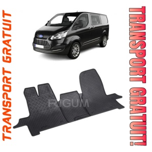 Ford Tourneo Custom, Van, fabricat din 01.2013 - Prezent, 2 Locuri, set covorase auto dedicate, din cauciuc 100% Premium