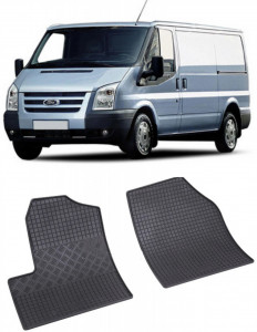 Ford Transit Connect I, Van, fabricat din 2002 - 2013, 2 Locuri, set covorase auto dedicate, din cauciuc 100% Premium accesorii pentru autoturismul tau - masina v156822