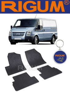 Ford Transit Connect I, Van, fabricat din 2002 - 2013, 5 Locuri, set covorase auto dedicate, din cauciuc 100% Premium accesorii pentru autoturismul tau - masina v156844