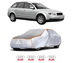 Husa Prelata Antigrindina Auto AUDI A4 B6 Avant (8E5) din 2001-2004, Protectie auto contra intemperiilor la grindina, Waterproof, 4x Stickere auto AUDI - Img 2