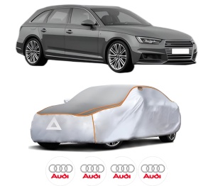 Husa Prelata Antigrindina Auto AUDI A4 B9 Avant (8W5, 8WD) din 2015-2021, Protectie auto contra intemperiilor la grindina, Waterproof, 4x Stickere auto AUDI - Img 2