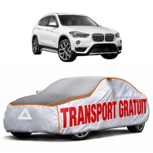 Husa Prelata Antigrindina Auto BMW Seria X1 Van (F48) din 2015-2022, Protectie auto contra intemperiilor la grindina, Waterproof, 4x Stickere auto BMW