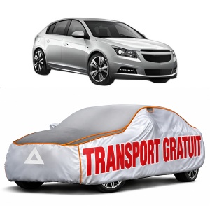Husa Prelata Antigrindina Auto CHEVROLET CRUZE Hatchback (J305) din 2011-2015, Protectie auto contra intemperiilor la grindina, Waterproof, 4x Stickere auto CHEVROLET