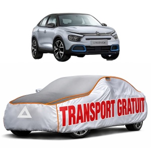 Husa Prelata Antigrindina Auto CITROEN C4 III (BA_, BB_, BC_) din 2020-2023, Protectie auto contra intemperiilor la grindina, Waterproof, 4x Stickere auto CITROEN