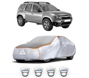 Husa Prelata Antigrindina Auto DACIA DUSTER (HS_) din 2010-2018, Protectie auto contra intemperiilor la grindina, Waterproof, 4x Stickere auto DACIA - Img 2