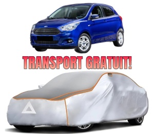 Husa Prelata Antigrindina Auto FORD KA+ III (UK, FK) din 2016-2018, Protectie auto contra intemperiilor la grindina, Waterproof, 4x Stickere auto FORD