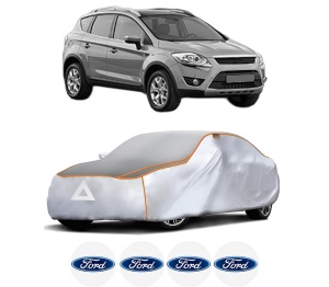 Husa Prelata Antigrindina Auto FORD KUGA I din 2008-2012, Protectie auto contra intemperiilor la grindina, Waterproof, 4x Stickere auto FORD - Img 2