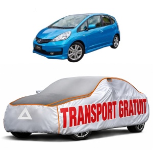 Husa Prelata Antigrindina Auto HONDA JAZZ SHUTTLE (GG8, GG7, GP2) din 2011-2014, Protectie auto contra intemperiilor la grindina, Waterproof, 4x Stickere auto HONDA
