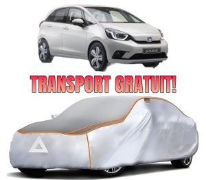 Husa Prelata Antigrindina Auto HONDA JAZZ V (GR_, GS_) din 2020-2023, Protectie auto contra intemperiilor la grindina, Waterproof, 4x Stickere auto HONDA