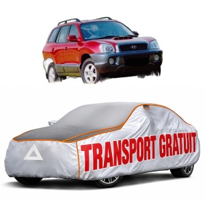 Husa Prelata Antigrindina Auto HYUNDAI SANTA FÉ I (SM) din 2001-2006, Protectie auto contra intemperiilor la grindina, Waterproof, 4x Stickere auto HYUNDAI
