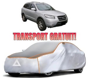 Husa Prelata Antigrindina Auto HYUNDAI SANTA FÉ II (CM) din 2006-2012, Protectie auto contra intemperiilor la grindina, Waterproof, 4x Stickere auto HYUNDAI