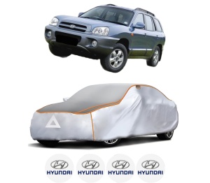 Husa Prelata Antigrindina Auto HYUNDAI SANTA FÉ II SUV Van (CM) din 2009-2013, Protectie auto contra intemperiilor la grindina, Waterproof, 4x Stickere auto HYUNDAI - Img 2
