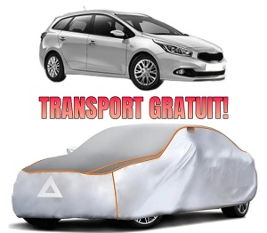 Husa Prelata Antigrindina Auto KIA CEE'D Sportswagon (JD) din 2012-2018, Protectie auto contra intemperiilor la grindina, Waterproof, 4x Stickere auto KIA