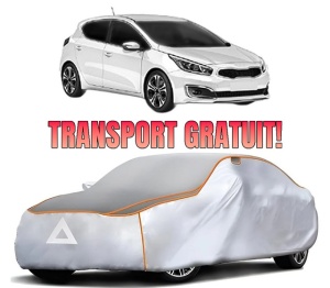 Husa Prelata Antigrindina Auto KIA CEED (CD) din 2018-2021, Protectie auto contra intemperiilor la grindina, Waterproof, 4x Stickere auto KIA
