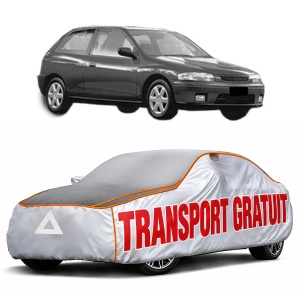 Husa Prelata Antigrindina Auto MAZDA 323 P V (BA) din 1996-1998, Protectie auto contra intemperiilor la grindina, Waterproof, 4x Stickere auto MAZDA