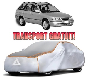 Husa Prelata Antigrindina Auto MAZDA 626 V Station Wagon (GW) din 1998-2002, Protectie auto contra intemperiilor la grindina, Waterproof, 4x Stickere auto MAZDA