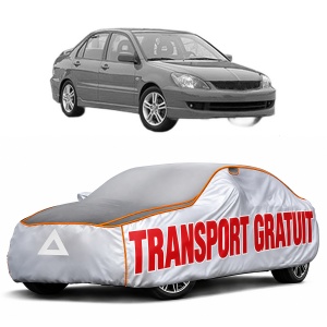 Husa Prelata Antigrindina Auto MITSUBISHI LANCER VII (CS_A, CT_A) din 2000-2013, Protectie auto contra intemperiilor la grindina, Waterproof, 4x Stickere auto MITSUBISHI