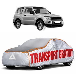 Husa Prelata Antigrindina Auto MITSUBISHI PAJERO IV (V8_W, V9_W) din 2006-2016, Protectie auto contra intemperiilor la grindina, Waterproof, 4x Stickere auto MITSUBISHI