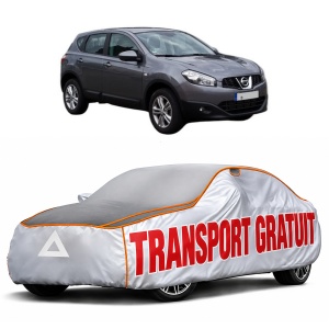 Husa Prelata Antigrindina Auto NISSAN QASHQAI I VAN (J10) din 2013-2014, Protectie auto contra intemperiilor la grindina, Waterproof, 4x Stickere auto NISSAN