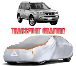Husa Prelata Antigrindina Auto NISSAN X-TRAIL I (T30) din 2001-2013, Protectie auto contra intemperiilor la grindina, Waterproof, 4x Stickere auto NISSAN