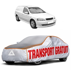 Husa Prelata Antigrindina Auto OPEL ASTRA G Estate Van (F70) din 1998-2005, Protectie auto contra intemperiilor la grindina, Waterproof, 4x Stickere auto OPEL