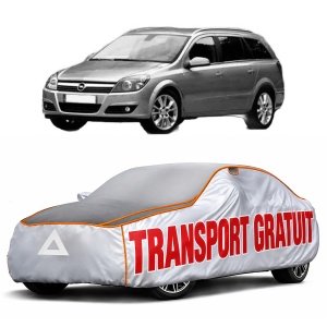 Husa Prelata Antigrindina Auto OPEL ASTRA H Estate (A04) din 2004-2014, Protectie auto contra intemperiilor la grindina, Waterproof, 4x Stickere auto OPEL