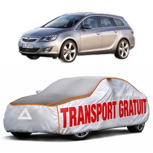 Husa Prelata Antigrindina Auto OPEL ASTRA J Sports Tourer (P10) din 2010-2015, Protectie auto contra intemperiilor la grindina, Waterproof, 4x Stickere auto OPEL