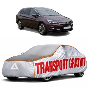 Husa Prelata Antigrindina Auto OPEL ASTRA K Sports Tourer (B16) din 2015-2022, Protectie auto contra intemperiilor la grindina, Waterproof, 4x Stickere auto OPEL