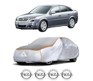 Husa Prelata Antigrindina Auto OPEL VECTRA C GTS (Z02) din 2002-2009, Protectie auto contra intemperiilor la grindina, Waterproof, 4x Stickere auto OPEL - Img 2