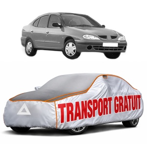 Husa Prelata Antigrindina Auto RENAULT MEGANE I Classic (LA0/1_) din 1996-2008, Protectie auto contra intemperiilor la grindina, Waterproof, 4x Stickere auto RENAULT