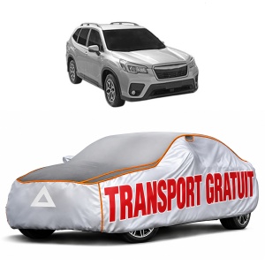 Husa Prelata Antigrindina Auto SUBARU FORESTER (SK_) din 2018, Protectie auto contra intemperiilor la grindina, Waterproof, 4x Stickere auto SUBARU