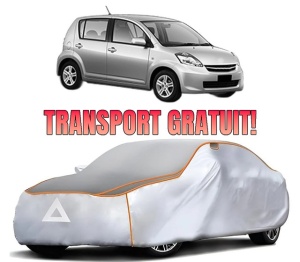 Husa Prelata Antigrindina Auto SUBARU JUSTY IV din 2007, Protectie auto contra intemperiilor la grindina, Waterproof, 4x Stickere auto SUBARU