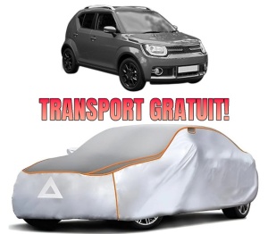 Husa Prelata Antigrindina Auto SUZUKI IGNIS III (MF, FF) din 2016-2020, Protectie auto contra intemperiilor la grindina, Waterproof, 4x Stickere auto SUZUKI