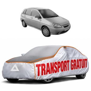 Husa Prelata Antigrindina Auto SUZUKI LIANA Hatchback din 2001-2007, Protectie auto contra intemperiilor la grindina, Waterproof, 4x Stickere auto SUZUKI