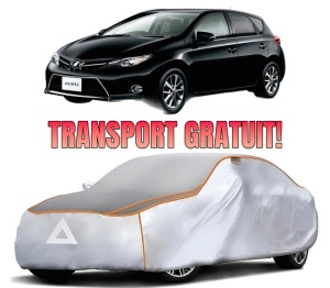 Husa Prelata Antigrindina Auto TOYOTA AURIS (_E18_) din 2012-2018, Protectie auto contra intemperiilor la grindina, Waterproof, 4x Stickere auto TOYOTA