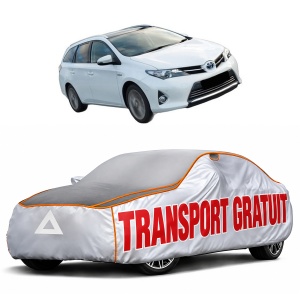 Husa Prelata Antigrindina Auto TOYOTA AURIS Estate (_E18_) din 2013-2018, Protectie auto contra intemperiilor la grindina, Waterproof, 4x Stickere auto TOYOTA