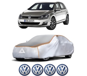Husa Prelata Antigrindina Auto Volskwagen GOLF VII Van (5G1) din 2012-2017, Protectie auto contra intemperiilor la grindina, Waterproof, 4x Stickere auto Volskwagen - Img 2