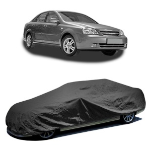 Husa prelata auto pentru CHEVROLET LACETTI (J200) 2005 - 2013, culoare negru, material textil impermeabil, rezistanta la intemperii praf UV, CARPASSION Husa Protectie - Img 2