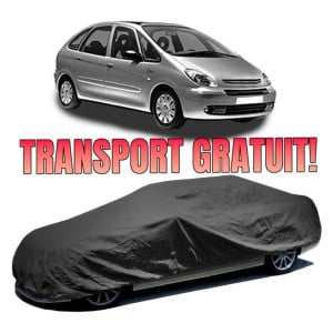 Husa prelata auto pentru CITROEN XSARA PICASSO (N68) 1999 - 2012, culoare negru, material textil impermeabil, rezistanta la intemperii praf UV, CARPASSION Husa Protectie