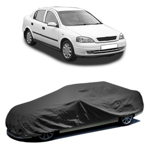 Husa prelata auto pentru OPEL ASTRA G Saloon (T98) 1998 - 2009, culoare negru, material textil impermeabil, rezistanta la intemperii praf UV, CARPASSION Husa Protectie - Img 2