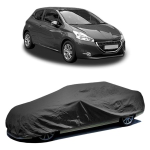 Husa prelata auto pentru PEUGEOT 208 Hatchback Van (CR_) 2013 - 2019, culoare negru, material textil, impermeabila, rezistanta la intemperii - Img 2
