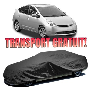 Husa prelata auto pentru TOYOTA PRIUS Liftback (_W2_) 2003 - 2009, culoare negru, material textil impermeabil, rezistanta la intemperii praf UV, CARPASSION Husa Protectie