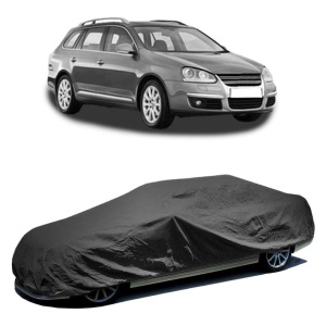 Husa prelata auto pentru Volkswagen Golf V Variant (1K5) 2007 - 2009, culoare negru, material textil impermeabil, rezistanta la intemperii praf UV, CARPASSION Husa Protectie - Img 2